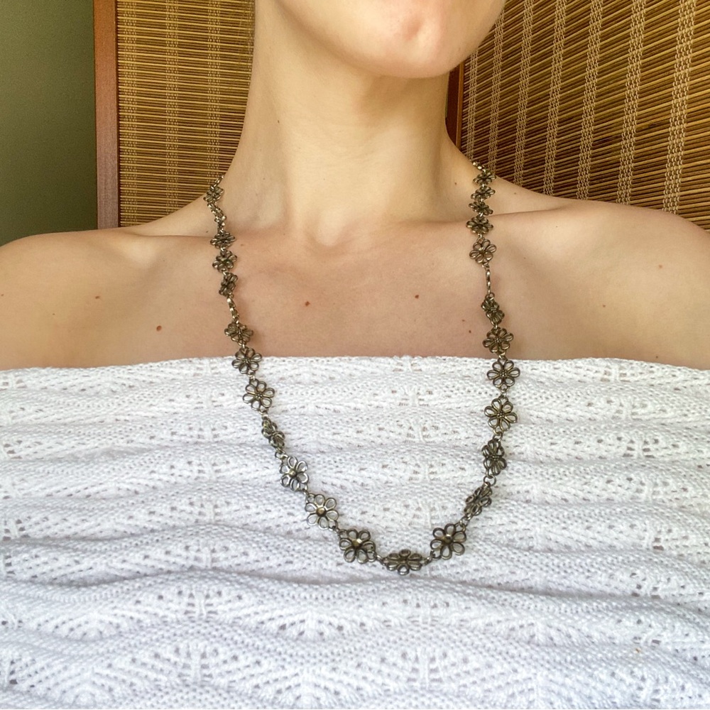 🍂Y2K Vintage Floral Long Lightweight Necklace